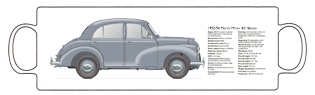 Morris Minor 4dr saloon 1952-54 Mug 2